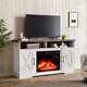 Electric Fireplace Tv Stand Surround Set With Insert Cabinet Entertainment Unit
