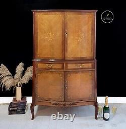 Epstein Drinks Cabinet, Cocktail Cabinet, Walnut Burr, Vintage Drinks Cabinet