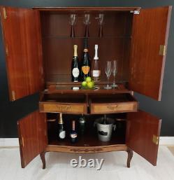 Epstein Drinks Cabinet, Cocktail Cabinet, Walnut Burr, Vintage Drinks Cabinet
