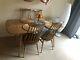 Ercol Elm Vintage Dining Table And 4 Chairs