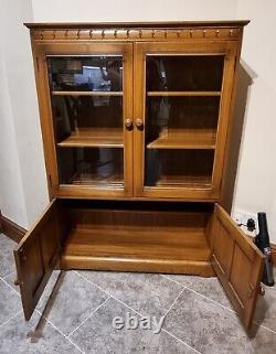 Ercol Old Colonial Display Cabinet 1995