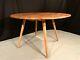 Ercol Oval Drop Leaf Dining Table Vintage Retro Classic Cool Kitchen Blonde