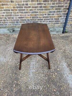 Ercol Retro Vintage Elm Drop Leaf Dining Table And Chairs