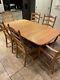 Ercol Dinning Table And Six Chairs