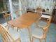 Ercol Drop Leaf Square Folding Dining Table Plus 4 Candlestick & 2 Quaker Chairs