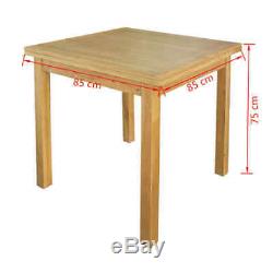 Extendable Solid Wood Drop Leaf Dining Table Oak Seats 4-6 Kitchen Adjustable