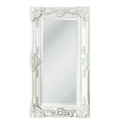 Extra Large White Mirror Heavily Ornate Full Length Wall Home 200cm x 100cm