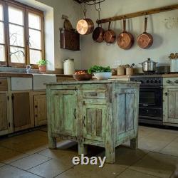 FREE DELIVERY? Vintage Painted Kitchen Island Cupboard Cabinet