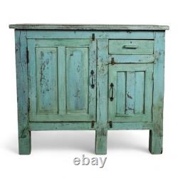 FREE DELIVERY? Vintage Painted Kitchen Island Cupboard Cabinet