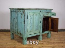 FREE DELIVERY? Vintage Painted Kitchen Island Cupboard Cabinet