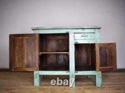 FREE DELIVERY? Vintage Painted Kitchen Island Cupboard Cabinet