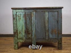 FREE DELIVERY? Vintage Painted Kitchen Island Cupboard Cabinet