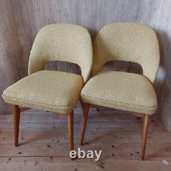 Fab Vintage Retro Mid Century Beech Ben Dining Kitchen Chair Yellow- 1 Left