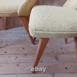 Fab Vintage Retro Mid Century Beech Ben Dining Kitchen Chair Yellow- 1 Left