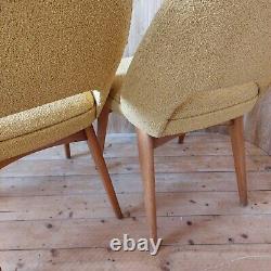 Fab Vintage Retro Mid Century Beech Ben Dining Kitchen Chair Yellow- 1 Left