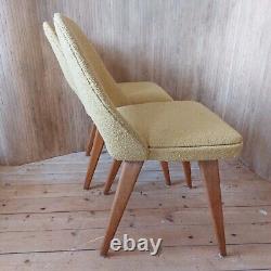 Fab Vintage Retro Mid Century Beech Ben Dining Kitchen Chair Yellow- 1 Left