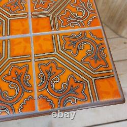 Fab Vintage Retro Mid Century Modern H R Johnson Handmade Small Tiled Table