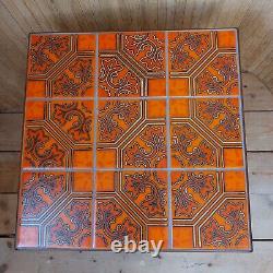Fab Vintage Retro Mid Century Modern H R Johnson Handmade Small Tiled Table