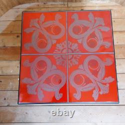 Fab Vintage Retro Mid Century Modern Handmade Small Tiled Table Reclaimed Legs