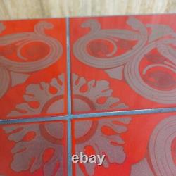 Fab Vintage Retro Mid Century Modern Handmade Small Tiled Table Reclaimed Legs