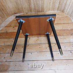 Fab Vintage Retro Mid Century Modern Handmade Small Tiled Table Reclaimed Legs