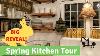 Farmhouse Spring Kitchen Tour Kitchen Reveal That Sink Wow