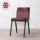 Faux Leather Dining Chair Red Retro Style Chair Kitchen Chair