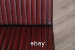 Faux Leather Dining Chair Red Retro Style Chair Kitchen Chair