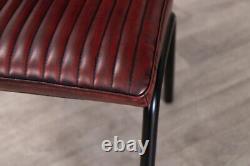 Faux Leather Dining Chair Red Retro Style Chair Kitchen Chair