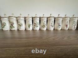 Flower Fairy Lidded Spice Jars (x20)- Vintage Gresham Marketing- 1989 Vgc