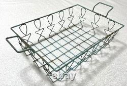 French Vintage Wire Basket 21.5cm x 30.5cm Small Retro Kitchen Basket