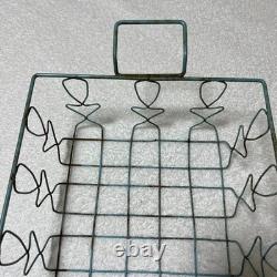 French Vintage Wire Basket 21.5cm x 30.5cm Small Retro Kitchen Basket