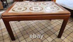 G Plan 1970's Vintage Retro Tiled Top Teak Rectangular Coffee Table