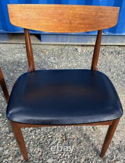 G Plan 4 Chairs by Ib Kofod Larsen Vintage Retro Mid Century FREE DELIVERY