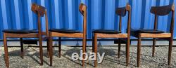 G Plan 4 Chairs by Ib Kofod Larsen Vintage Retro Mid Century FREE DELIVERY