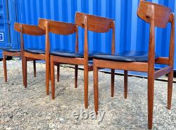 G Plan 4 Chairs by Ib Kofod Larsen Vintage Retro Mid Century FREE DELIVERY