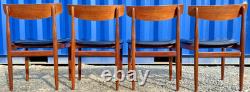 G Plan 4 Chairs by Ib Kofod Larsen Vintage Retro Mid Century FREE DELIVERY