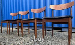 G Plan 4 Chairs by Ib Kofod Larsen Vintage Retro Mid Century FREE DELIVERY