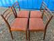 G Plan Fresco 4 Chairs By Vb Wilkins 1970s Vintage Retro Mid Century Delivery