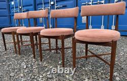 G Plan Fresco 4 Chairs by VB Wilkins 1970s Vintage Retro Mid Century Delivery