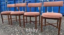 G Plan Fresco 4 Chairs by VB Wilkins 1970s Vintage Retro Mid Century Delivery