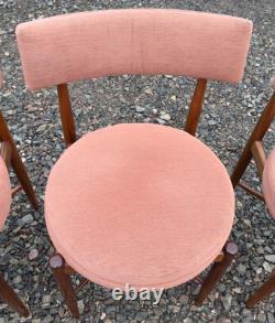 G Plan Fresco 4 Chairs by VB Wilkins 1970s Vintage Retro Mid Century Delivery