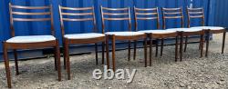 G Plan Fresco 6 Chairs by VB Wilkins 1970s Vintage Retro Mid Century Delivery