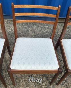 G Plan Fresco 6 Chairs by VB Wilkins 1970s Vintage Retro Mid Century Delivery