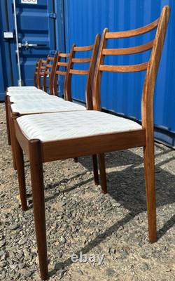 G Plan Fresco 6 Chairs by VB Wilkins 1970s Vintage Retro Mid Century Delivery