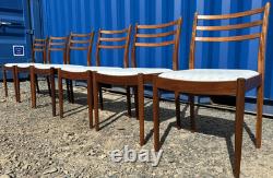 G Plan Fresco 6 Chairs by VB Wilkins 1970s Vintage Retro Mid Century Delivery