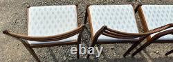 G Plan Fresco 6 Chairs by VB Wilkins 1970s Vintage Retro Mid Century Delivery