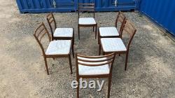 G Plan Fresco 6 Chairs by VB Wilkins 1970s Vintage Retro Mid Century Delivery