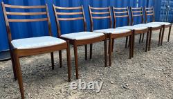 G Plan Fresco 6 Chairs by VB Wilkins 1970s Vintage Retro Mid Century Delivery