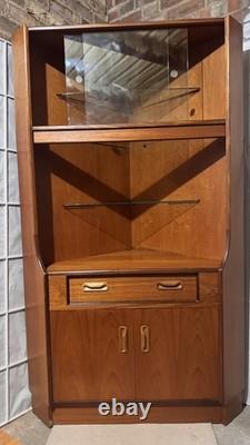 G-Plan Teak Fresco Corner Cabinet (Late 1960s-1970s) Superior Quality Retro